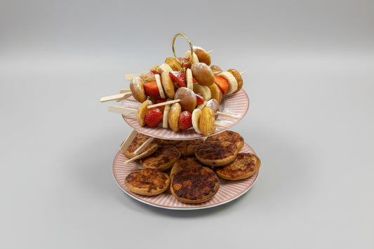 Premium catering pakket per persoon (poffertjes, pizzapunt en pakje drinken)