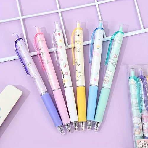 Hello Kitty - Sanrio - Cinnamoroll - Pennenset 6st